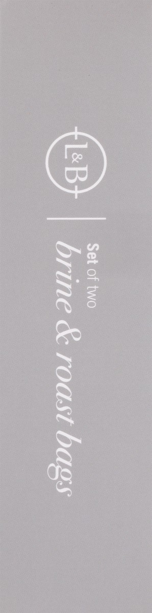 slide 5 of 10, L&B Brine & Roast Bags 2 ea, 2 ct