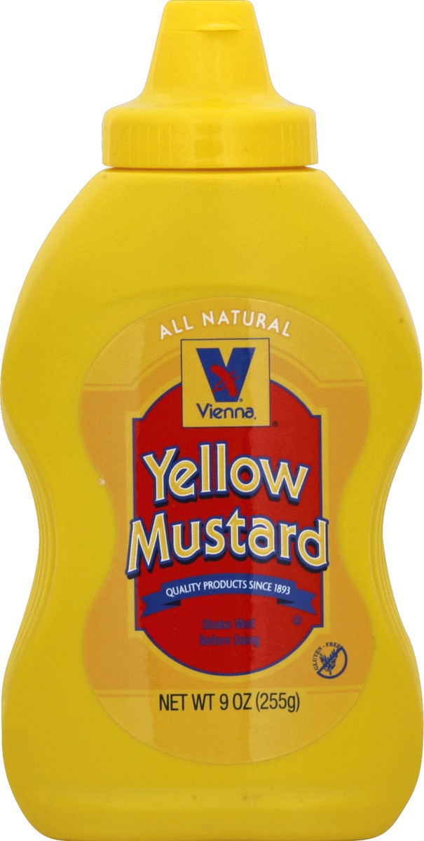 slide 2 of 2, Vienna Yellow Mustard, 9 oz