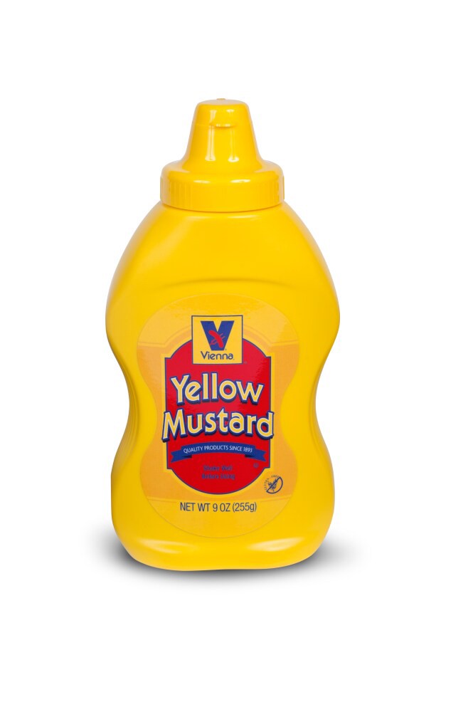 slide 1 of 2, Vienna Yellow Mustard, 9 oz