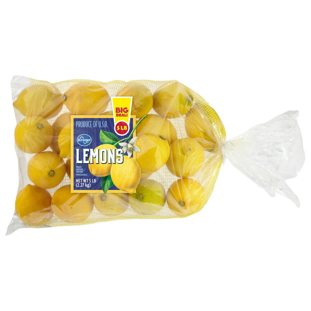 slide 2 of 2, Kroger Lemons Bag Big Deal!, 5 lb