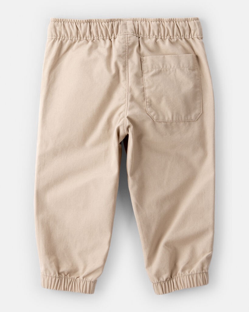 slide 2 of 3, Carter's Carters Baby Boy Cotton Pull-On Fashion Pants - Khaki Khaki 12M, 1 ct