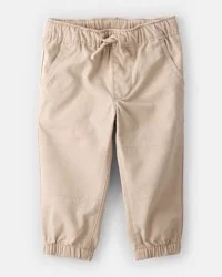 Carter's Baby Boy Cotton Pull-On Fashion Pants - Khaki, 12M
