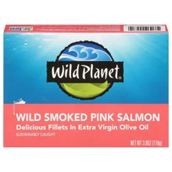Wild Planet Wild Smoked Pink Salmon 3.9 oz