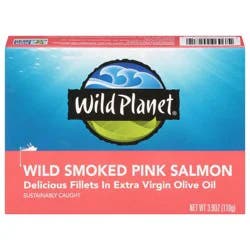 Wild Planet Wild Smoked Pink Salmon 3.9 oz
