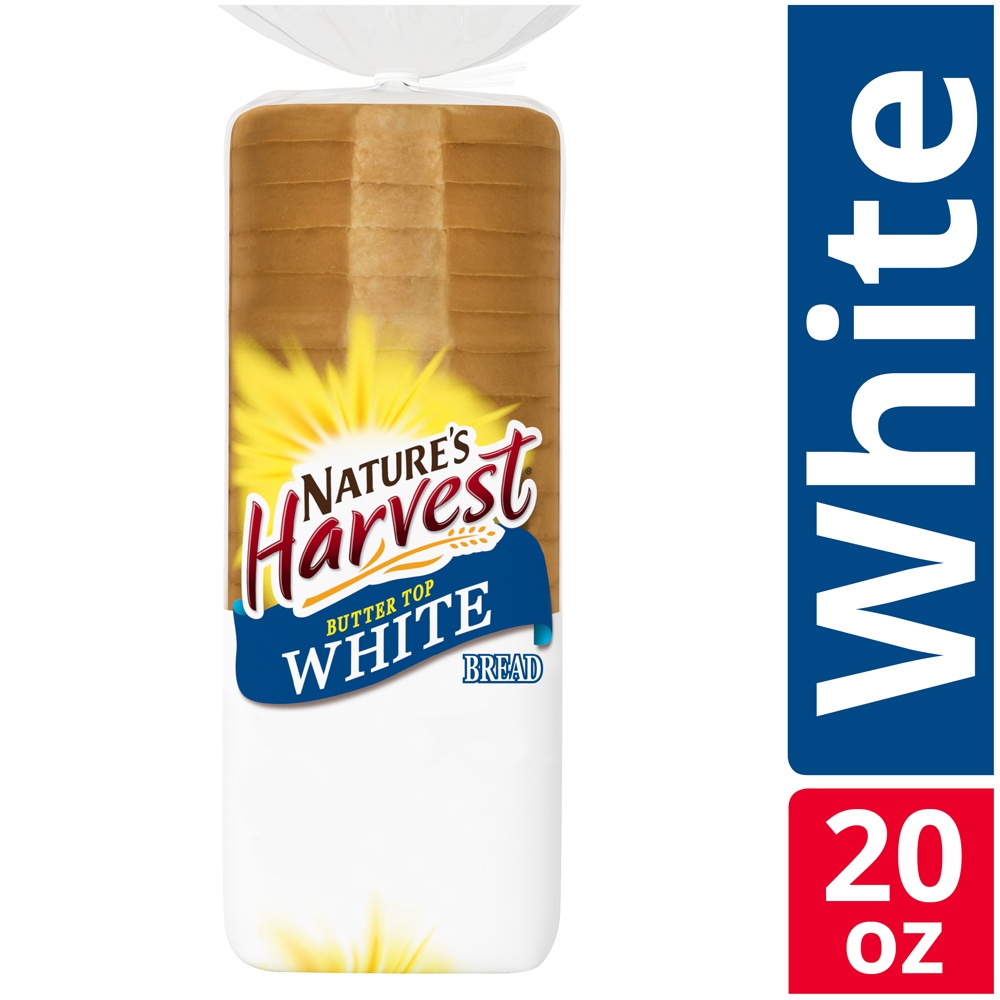 slide 7 of 9, Nature's Harvest Buttertop White Bread, 20 oz