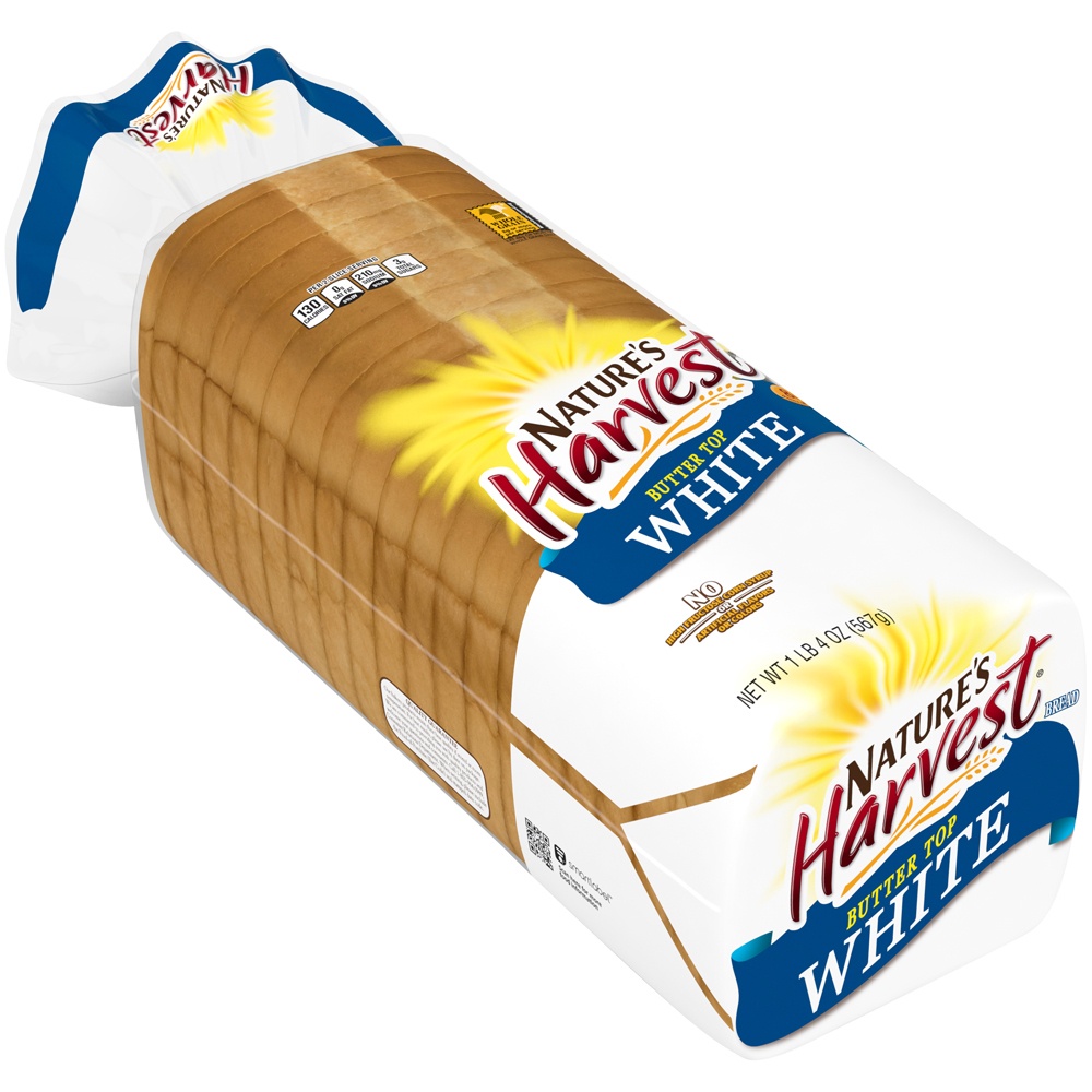 slide 2 of 9, Nature's Harvest Buttertop White Bread, 20 oz