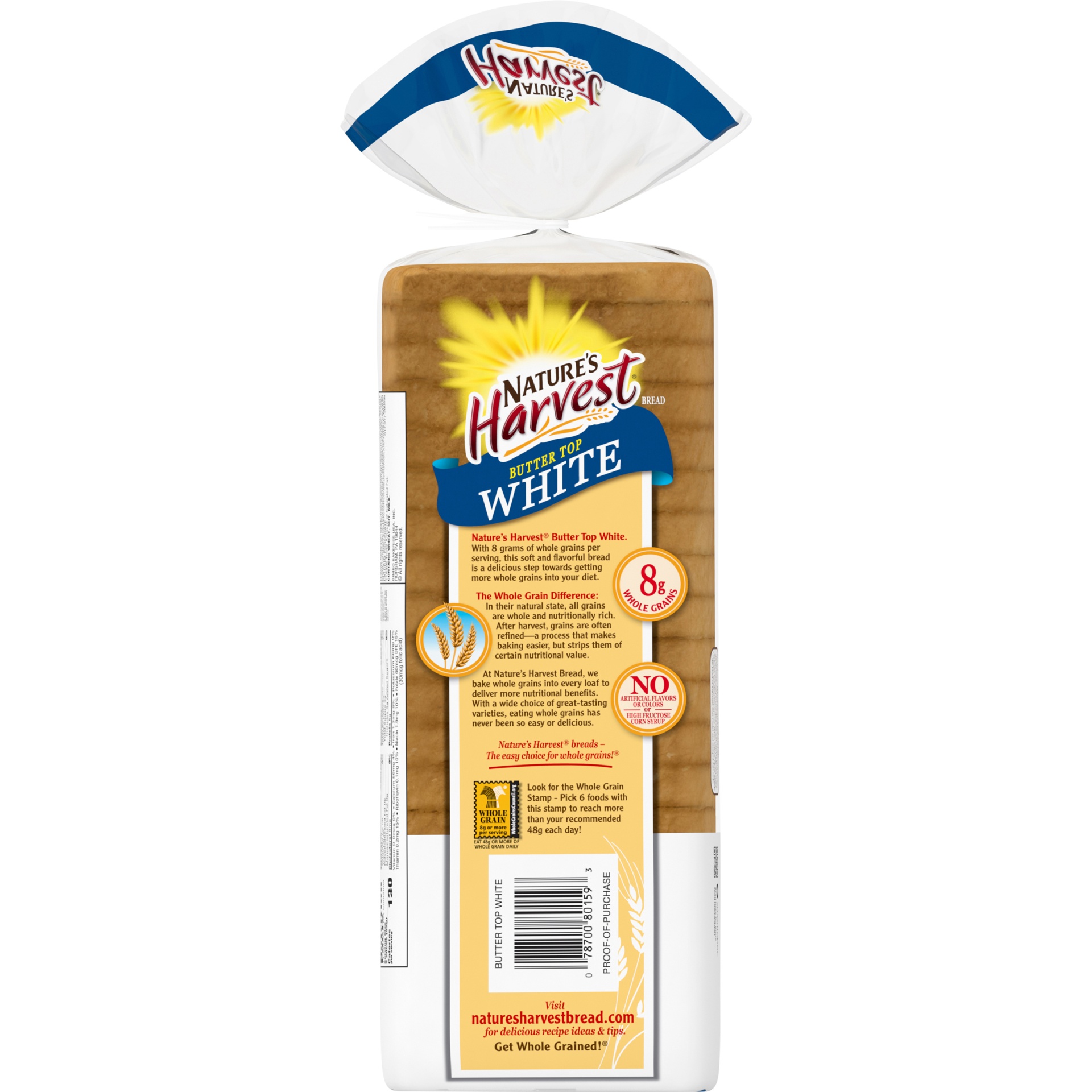 slide 6 of 9, Nature's Harvest Buttertop White Bread, 20 oz