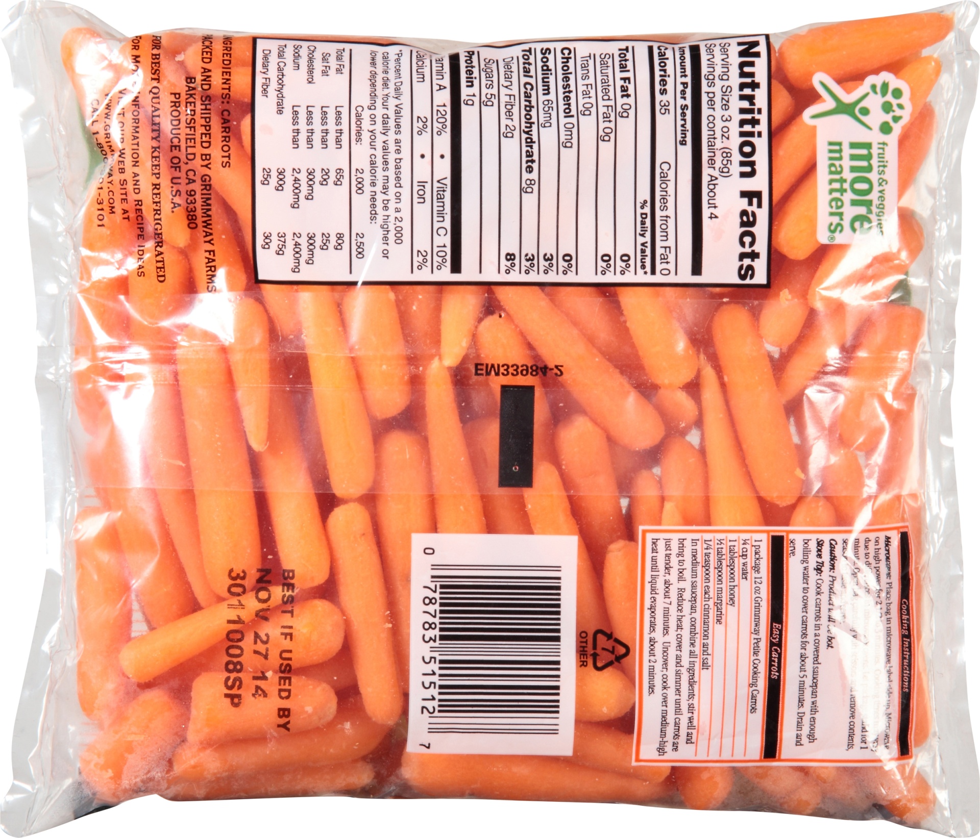 slide 4 of 7, Grimmway Farms Carrots 12 oz, 12 oz