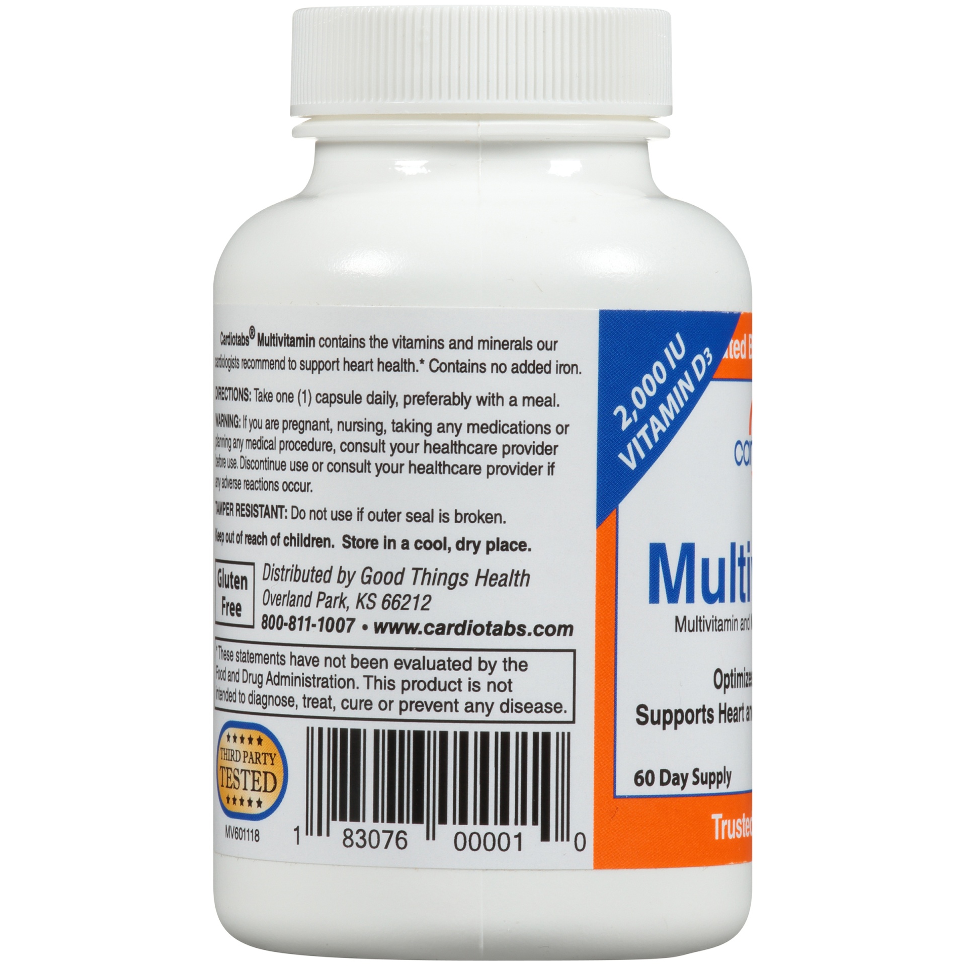 slide 2 of 4, CardioTabs Multivitamin And Mineral Dietary Supplement Capsules, 60 ct