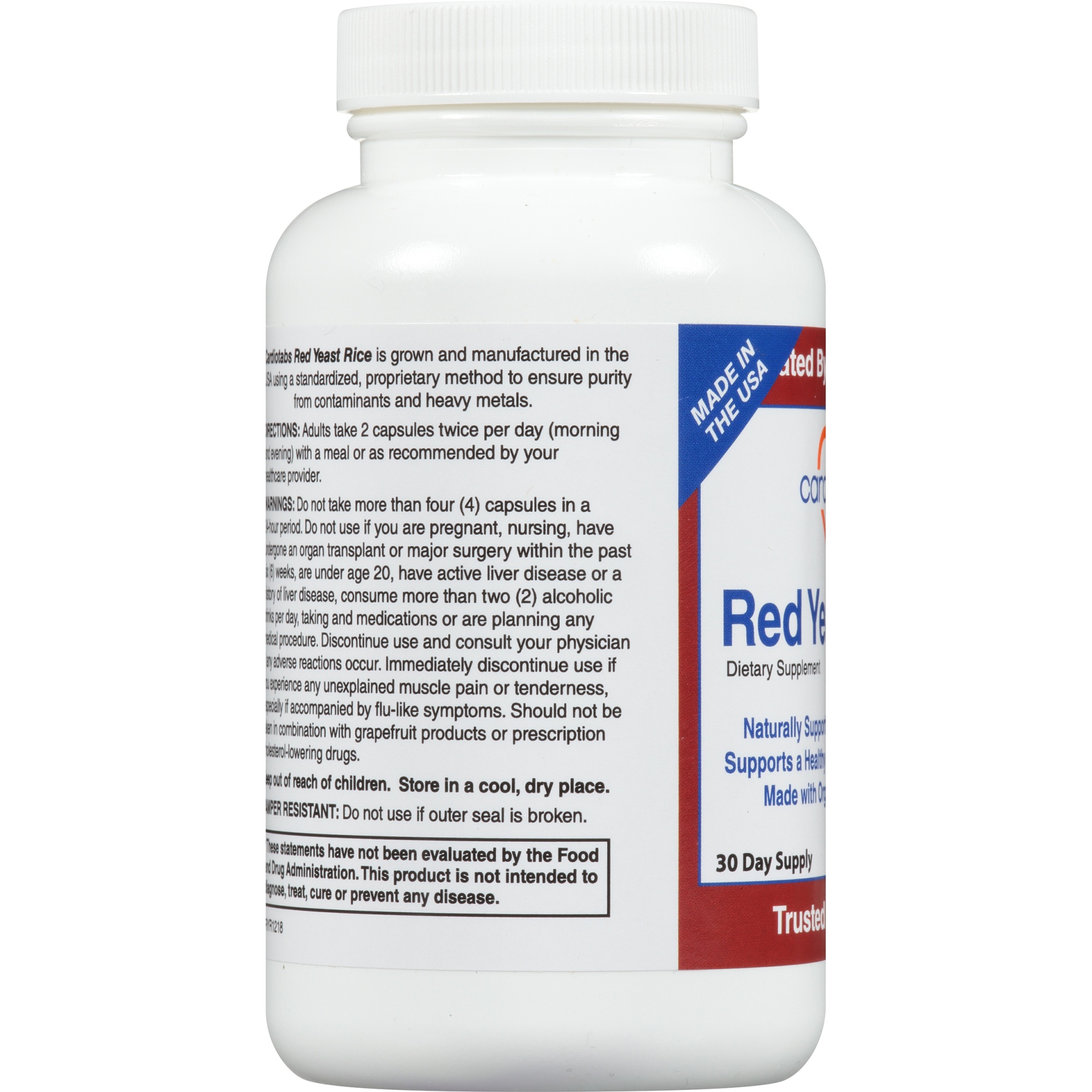 slide 2 of 4, NON BRAND Red Yeast Rice, 120 ct