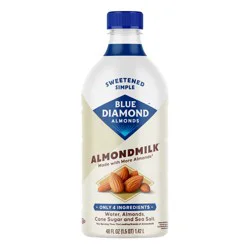 Blue Diamond Sweetened Simple Almondmilk - 48 oz