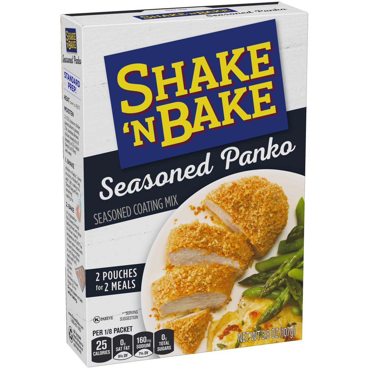 slide 13 of 14, Shake 'n Bake Seasoned Panko Seasoned Coating Mix, 3.8 oz Box, 2 ct Packets, 3.8 oz