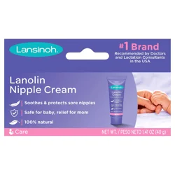 Lansinoh Lanolin Nipple Cream for Breastfeeding, 1.41 oz.
