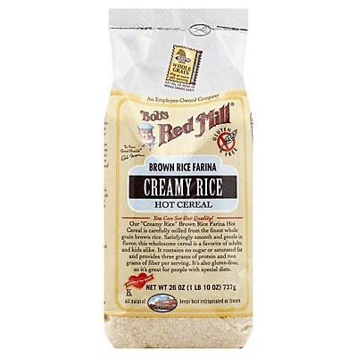 slide 1 of 5, Bob's Red Mill Hot Cereal, Creamy Rice, Brown Rice Farina, 26 oz