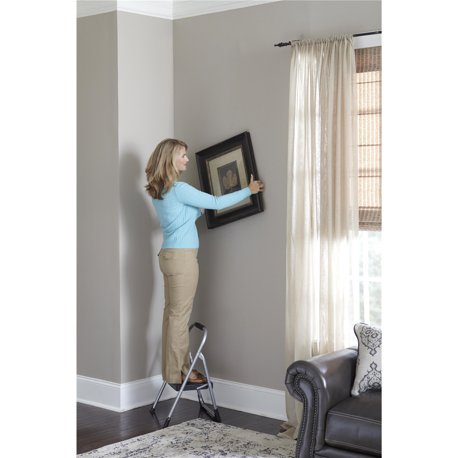 slide 2 of 2, Cosco One Step Big Step, Platinum, 17.5 in x 24.5 in x 15.2 in