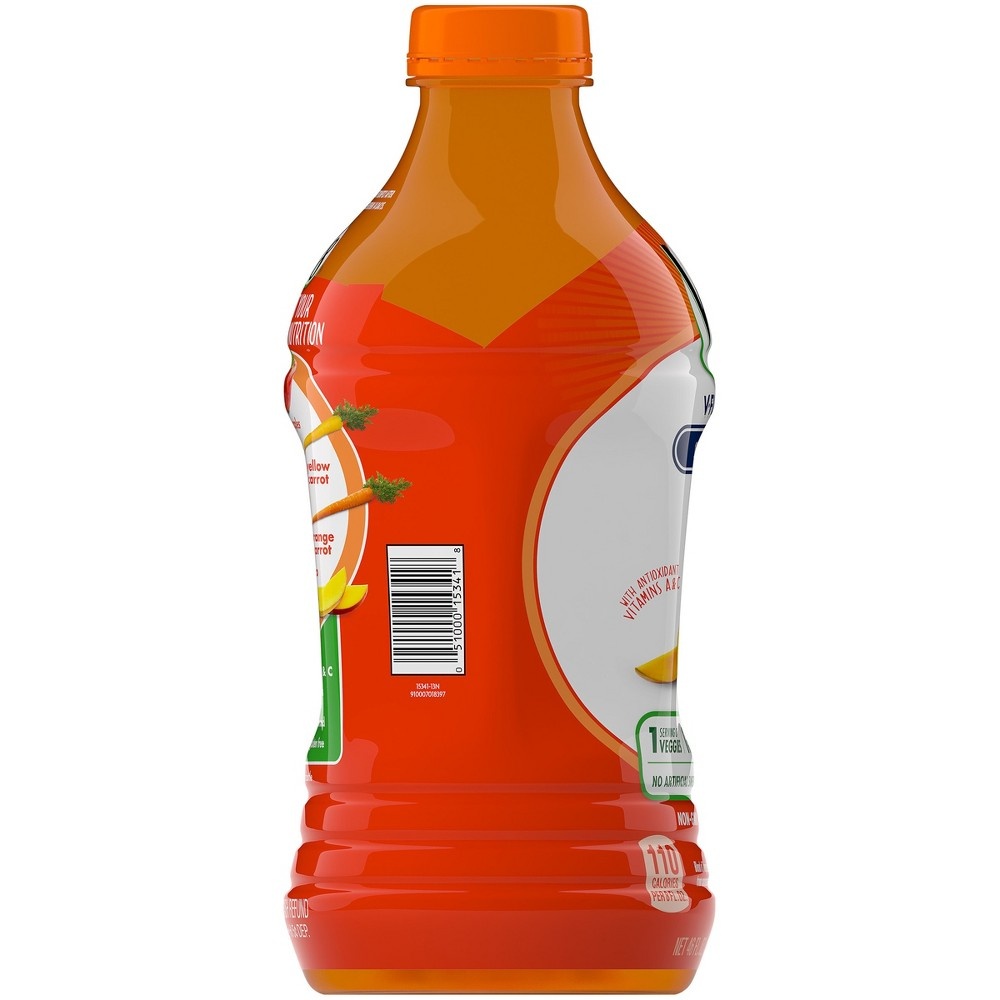 slide 2 of 7, V8 Blends 100% Juice Peach Mango Juice, 46 fl oz Bottle, 46 oz