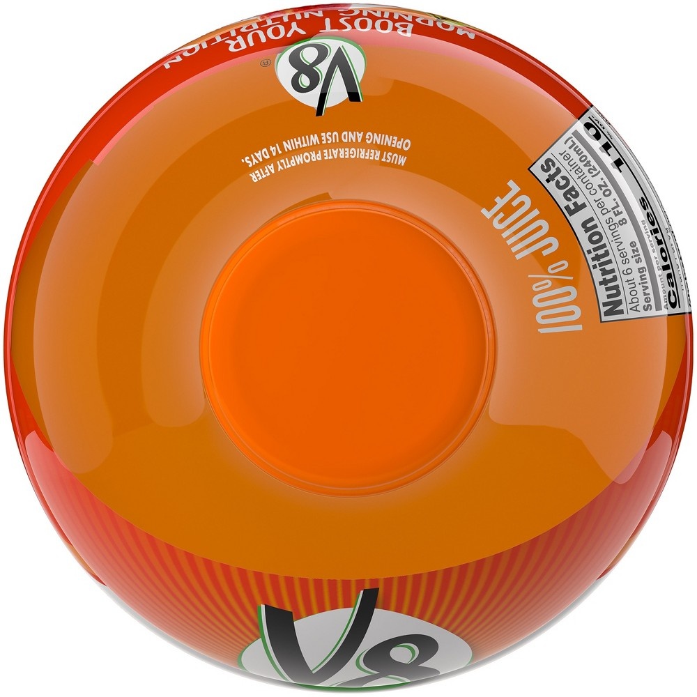 slide 5 of 7, V8 Blends 100% Juice Peach Mango Juice, 46 fl oz Bottle, 46 oz