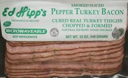 Ed Hipps Turkey Bacon Pepper - 12 oz