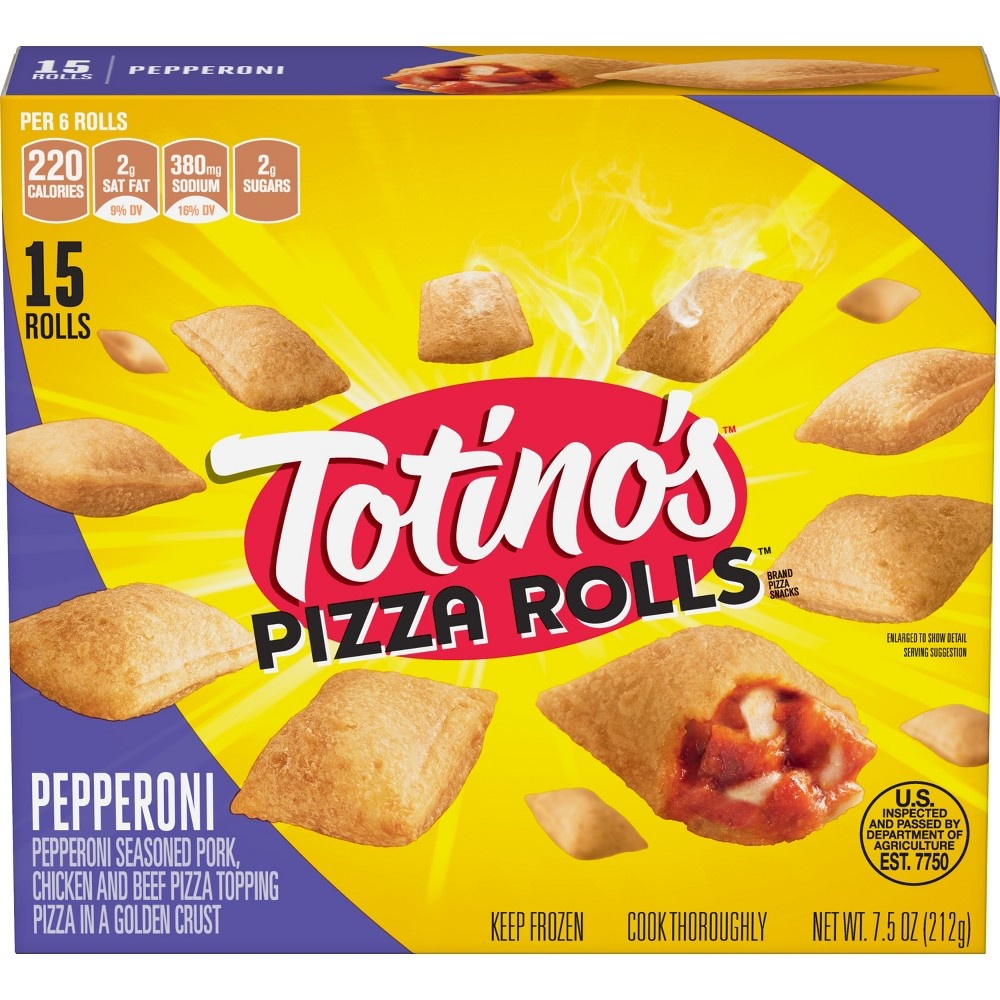 slide 3 of 5, Totino's Pizza Rolls, Pepperoni, 7.5 oz