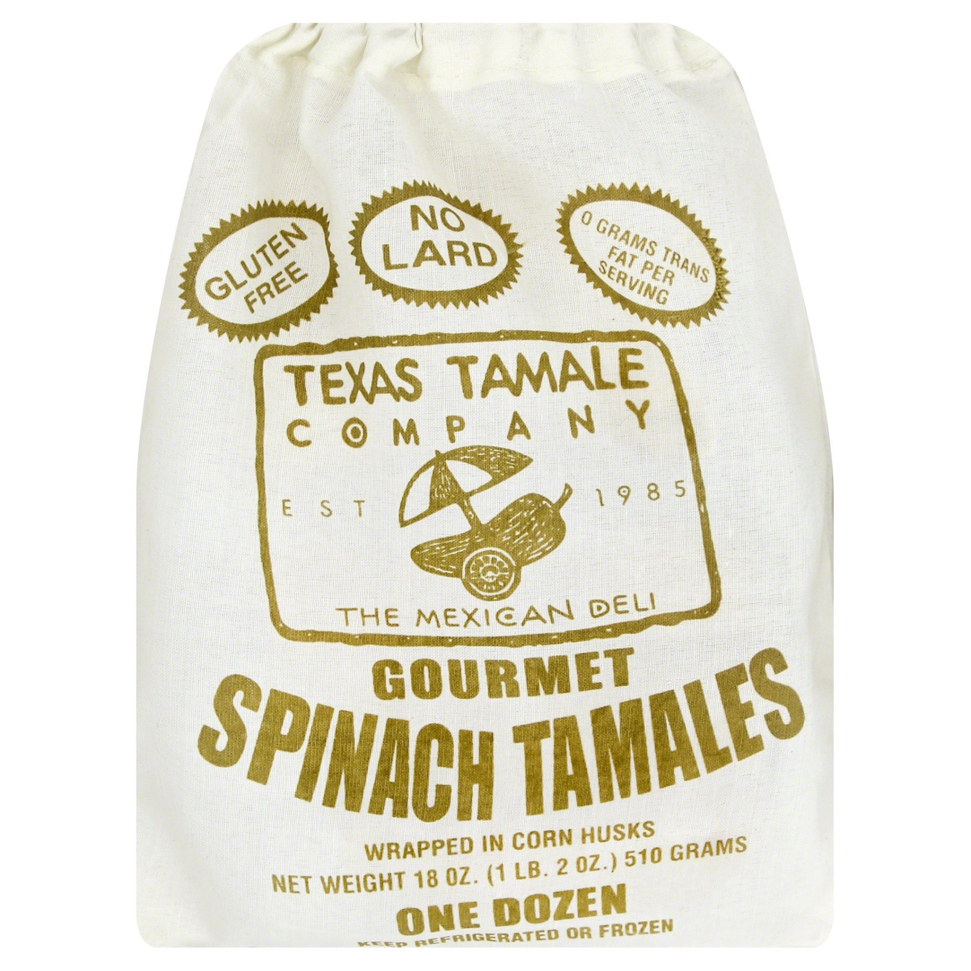 slide 1 of 13, Texas Tamale Gourmet Spinach Tamales 12 ea, 12 ct