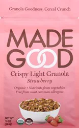 MadeGood Strawberry Crispy Light Granola 10 oz