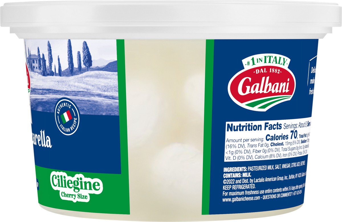 slide 2 of 7, Galbani 8oz Fresh Mozzarella Cheese Ciliegine, 8 oz