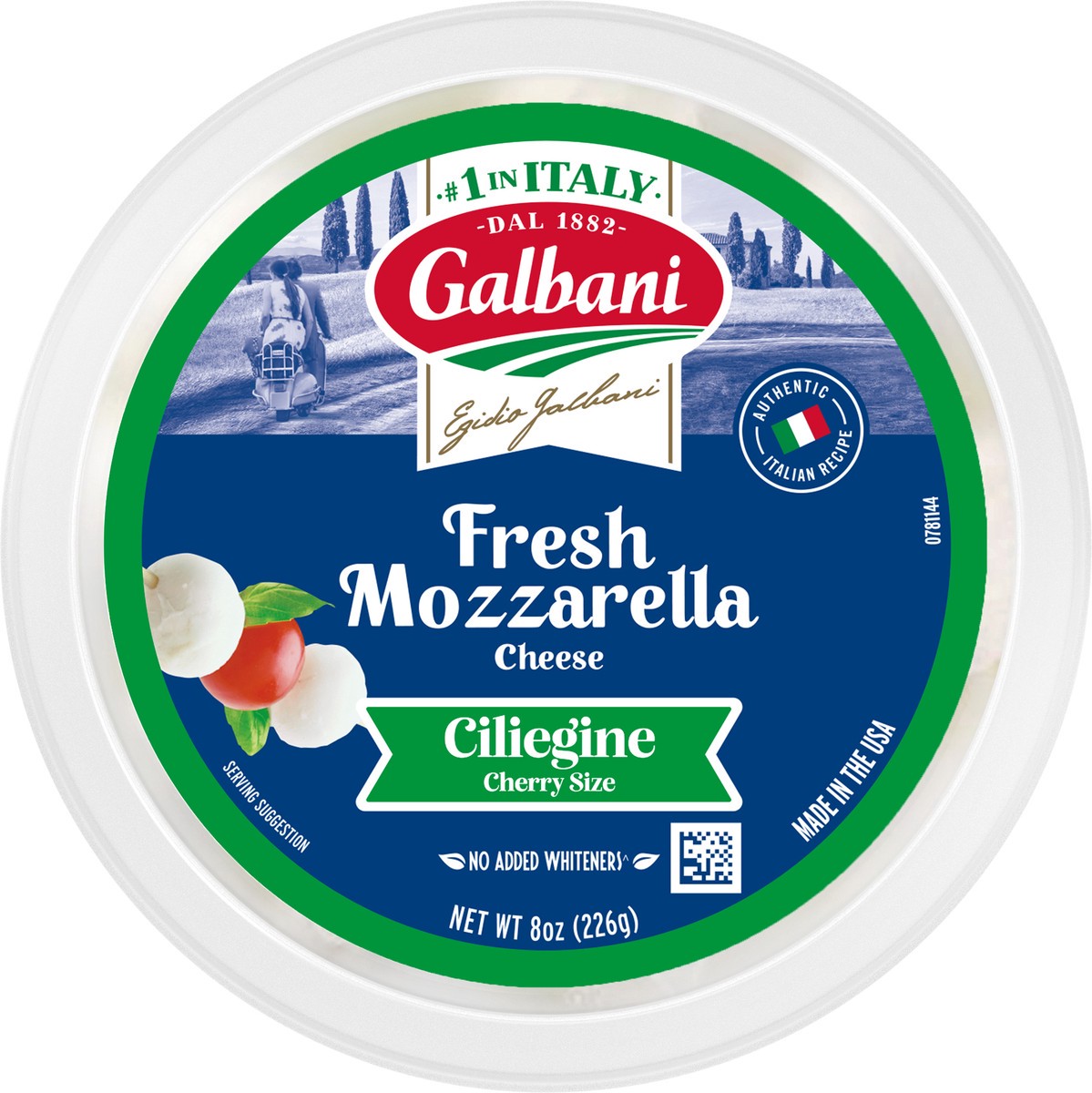 slide 7 of 7, Galbani 8oz Fresh Mozzarella Cheese Ciliegine, 8 oz