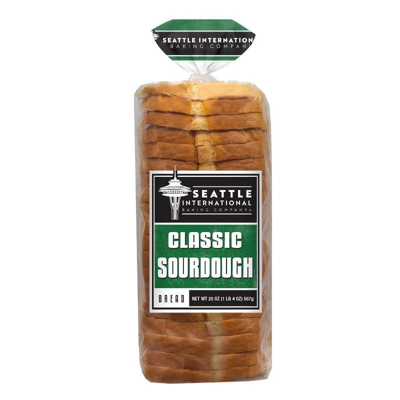 slide 1 of 8, Seattle International Baking Co. Seattle Internat'l Sliced Sourdough Bread 20oz, 20 oz