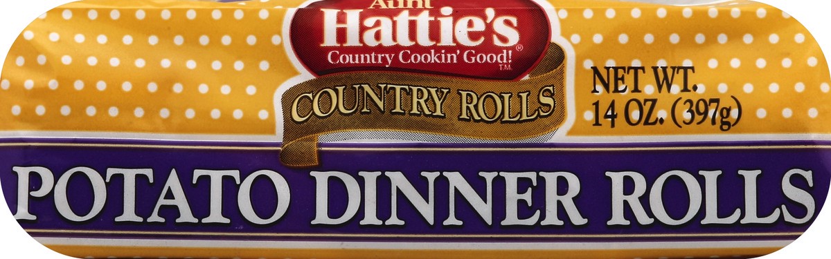 slide 3 of 5, Aunt Hattie's Country Rolls Potato Dinner Rolls 14 oz, 14 oz