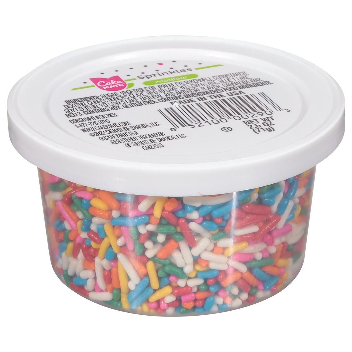 slide 11 of 11, Cake Mate Rainbow Sprinkles 2.5 oz, 2.5 oz