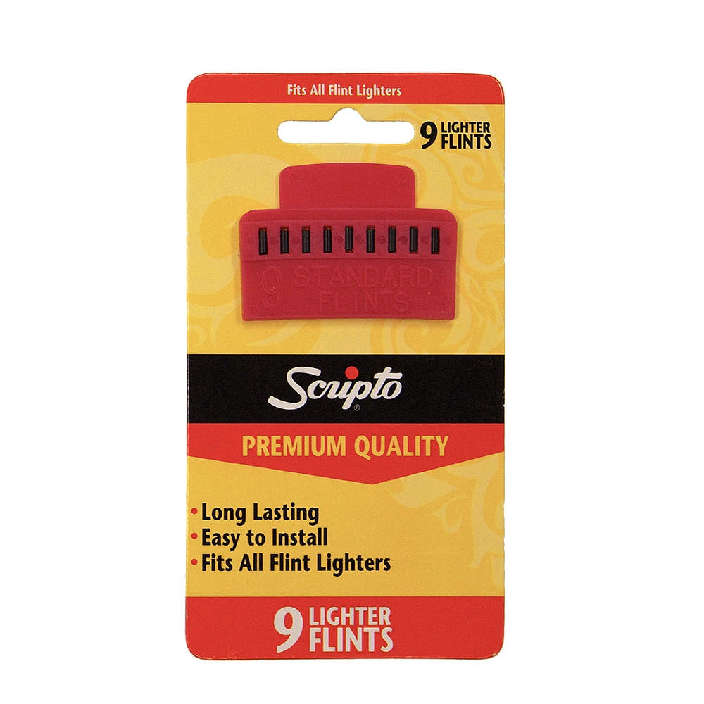 slide 1 of 1, Scripto Lighter Flints, 9 ct