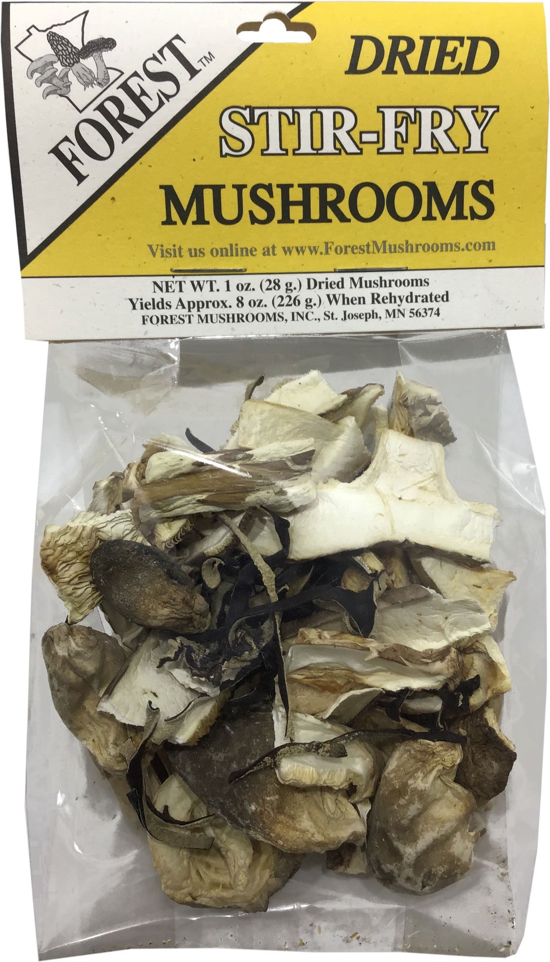 slide 1 of 1, Mushrooms- Dried Stir Fry, 