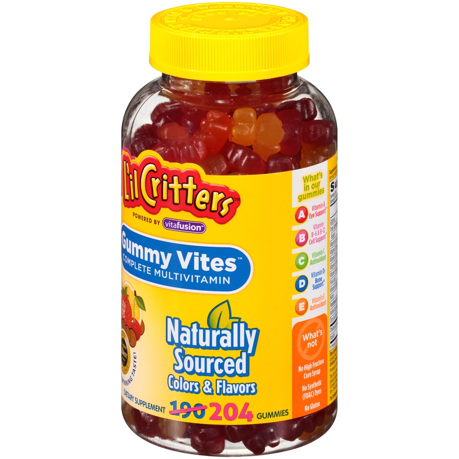 slide 3 of 6, L'il Critters Gummy Vites Complete Multivitamin Dietary Supplement, 204 ct