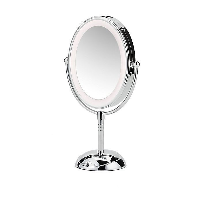 slide 3 of 9, Conair Chrome LED Mirror, 1 ct