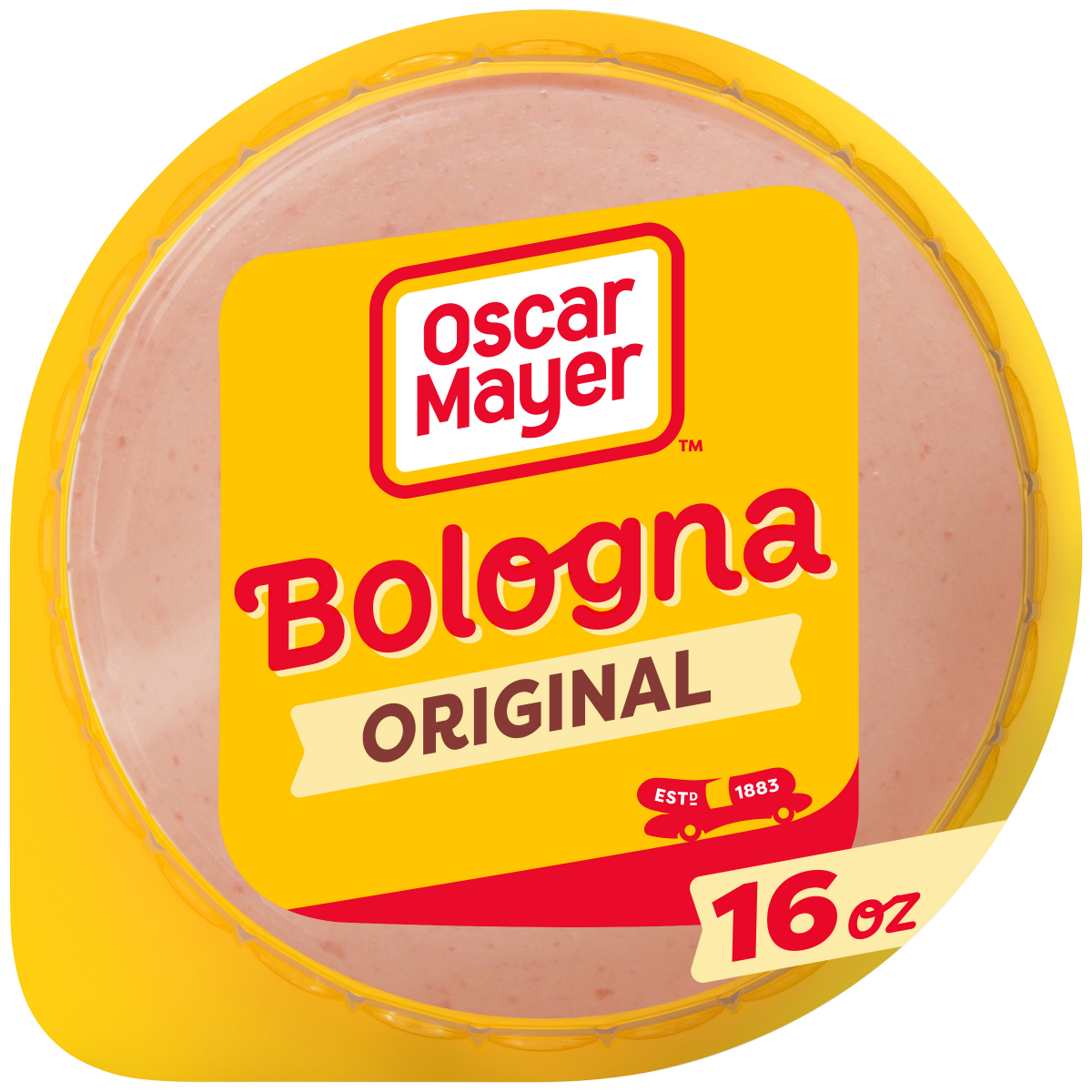 slide 1 of 29, Oscar Mayer Bologna Sliced Deli Sandwich Lunch Meat 16 oz Pack, 16 oz