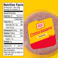 slide 19 of 29, Oscar Mayer Cotto Salami Sliced Deli Sandwich Lunch Meat 16 oz Pack, 16 oz