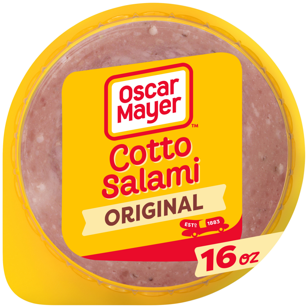 slide 1 of 29, Oscar Mayer Cotto Salami Sliced Deli Sandwich Lunch Meat 16 oz Pack, 16 oz