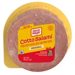 Oscar Mayer Cotto Salami Sliced Lunch Meat, For Sandwiches And Easy Lunches, Quality Meat, No Fillers, 16 Oz
