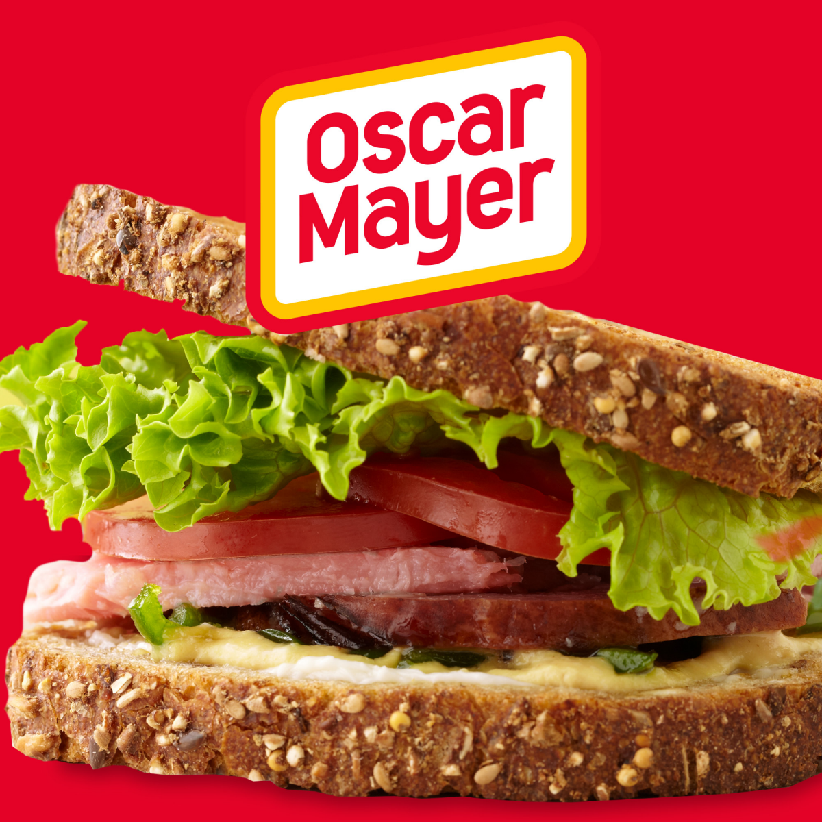 slide 9 of 29, Oscar Mayer Ham & Cheese Meat Loaf Sliced Deli Sandwich Lunch Meat with Real Kraft Cheese 16 oz Pack, 16 oz