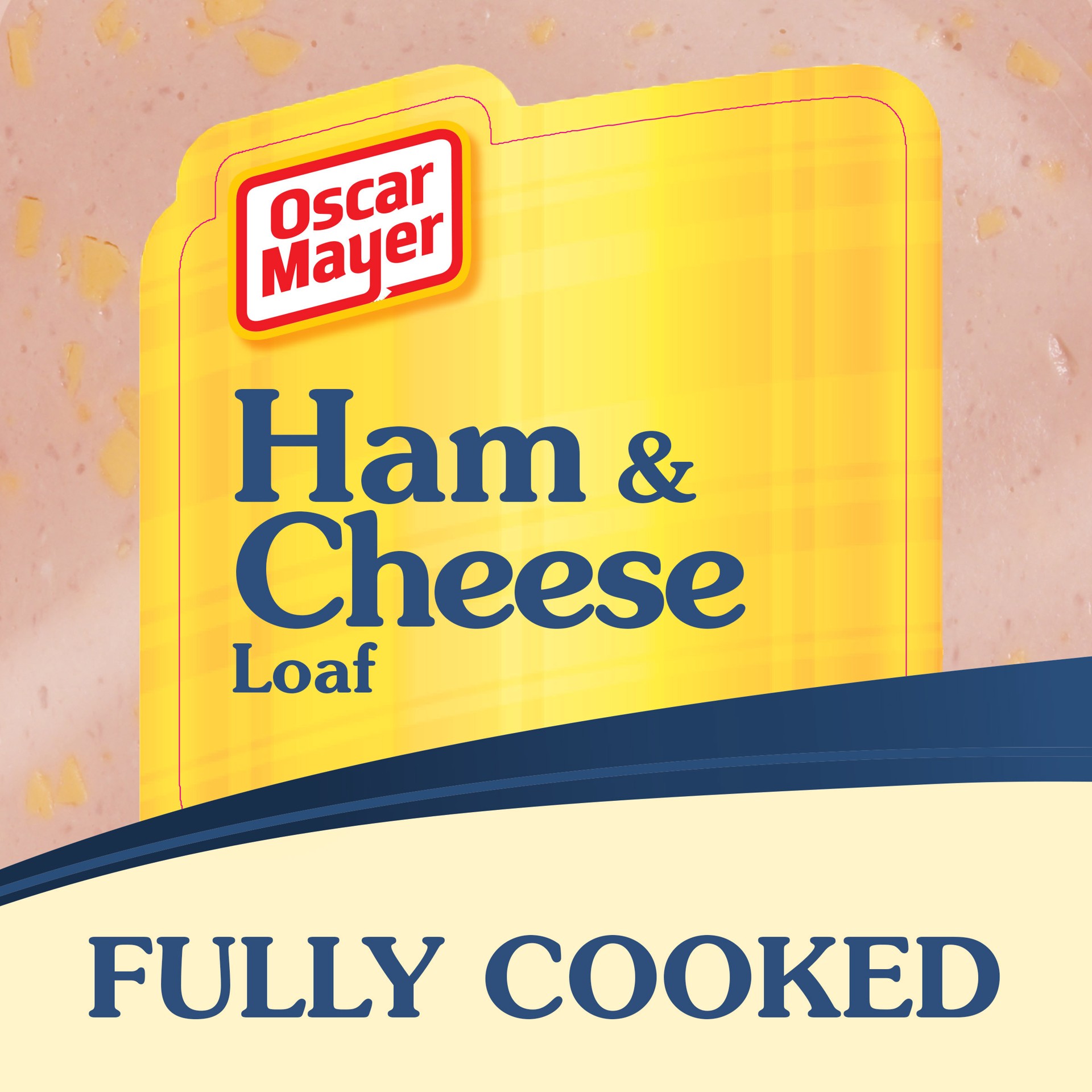 slide 5 of 5, Oscar Mayer Ham & Cheese Loaf Lunch Meat with Real Kraft Cheese Pack, 16 oz