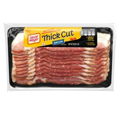 Oscar Mayer Naturally Hardwood Smoked Thick Cut Bacon, 16 Oz Pack, 11-13 Slices