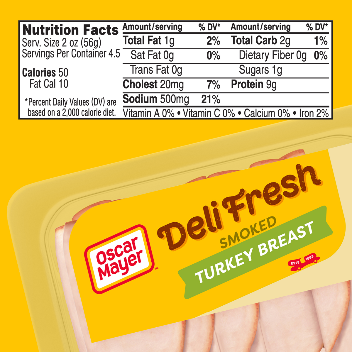 slide 5 of 29, Oscar Mayer Deli Fresh Smoked Turkey Breast Sliced Sandwich Lunch Meat 9 oz Tray, 9 oz