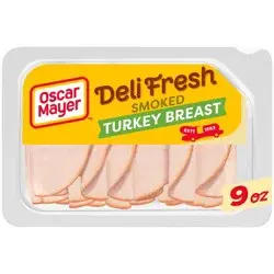 Oscar Mayer Deli Fresh Smoked Turkey Breast Sliced Sandwich Lunch Meat Tray