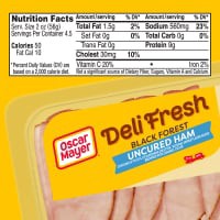 slide 3 of 29, Oscar Mayer Deli Fresh Black Forest Uncured Ham Sliced Lunch Meat Tray, 9 oz