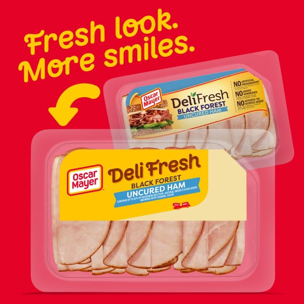slide 20 of 29, Oscar Mayer Deli Fresh Black Forest Uncured Ham Sliced Lunch Meat Tray, 9 oz