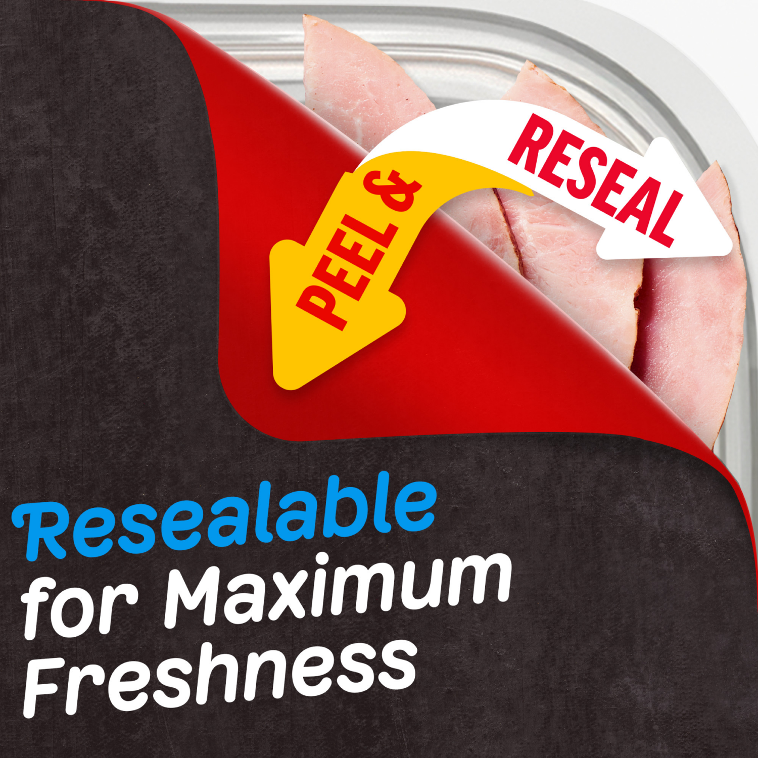 slide 2 of 8, Oscar Mayer Carving Board Slow Cooked Ham Sliced Lunch Meat, 7.5 oz. Tray, 7.5 oz