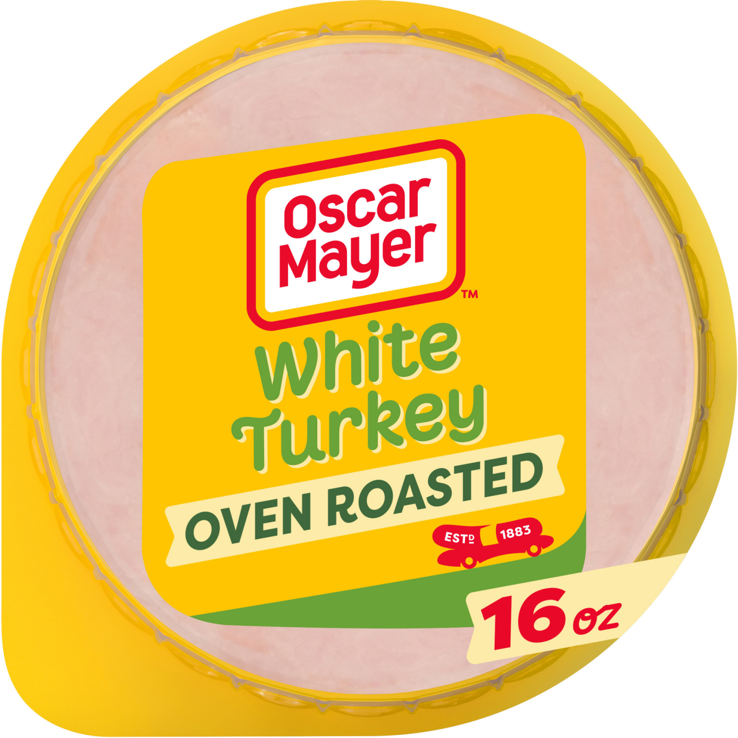 slide 1 of 8, Oscar Mayer Oven Roasted White Sliced Turkey Deli Lunch Meat, 16 oz Package, 16 oz