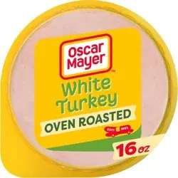 Oscar Mayer Lean Oven Roasted White Turkey Sliced Deli Sandwhich Lunch Meat Pack)