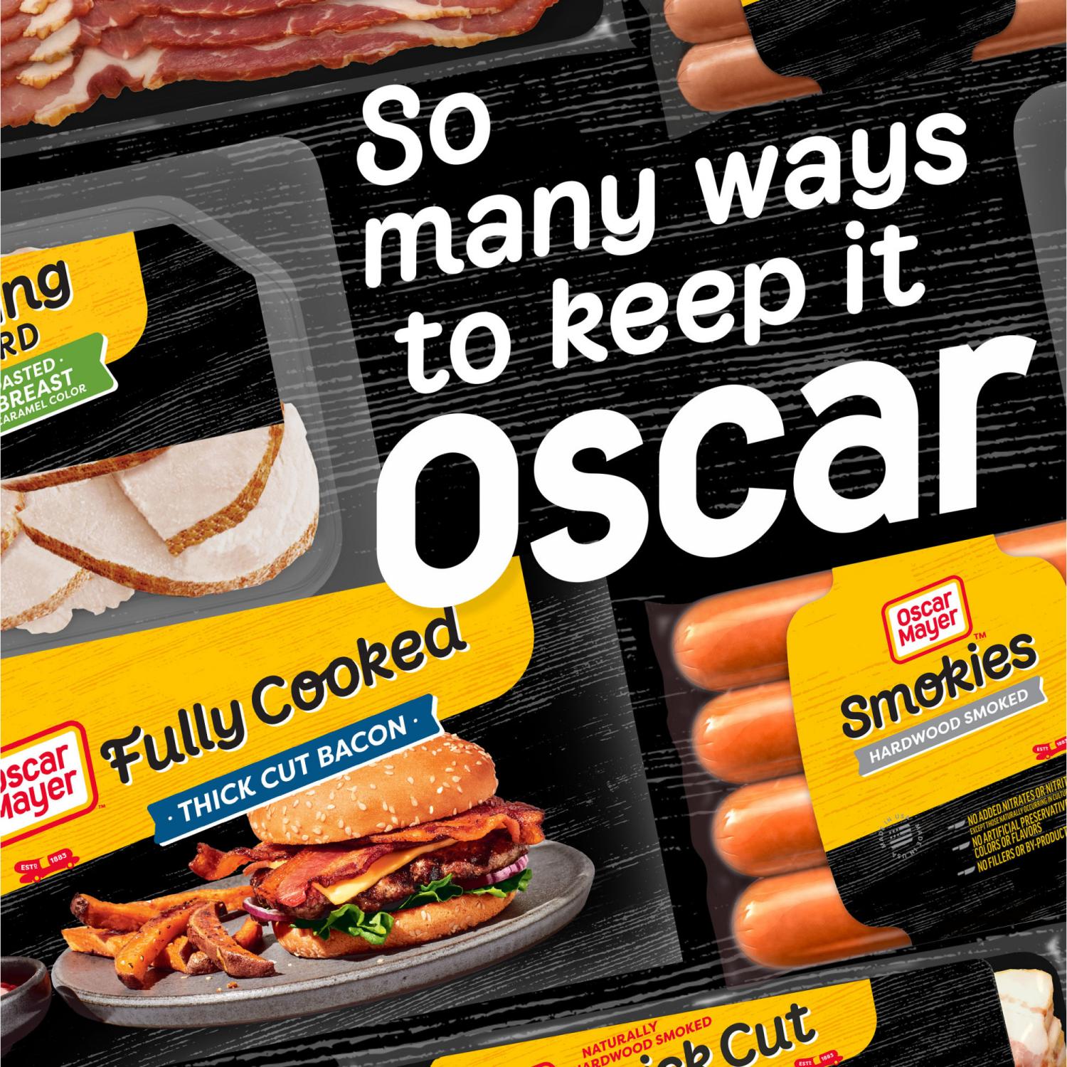 slide 2 of 8, Oscar Mayer Fully Cooked Thick Cut Bacon 2.52 oz, 2.52 oz
