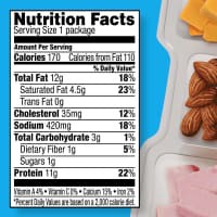 slide 15 of 29, Oscar Mayer P3 Portable Protein Snack Pack with Ham, Almonds & Cheddar Cheese, for School Lunch or Easy Snack Tray, 2 oz